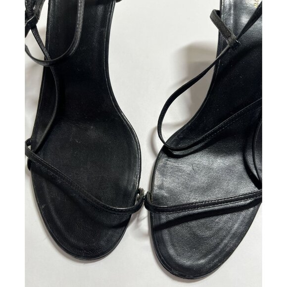 The Row Bare Leather Sandals in Black - Picture 5 of 9